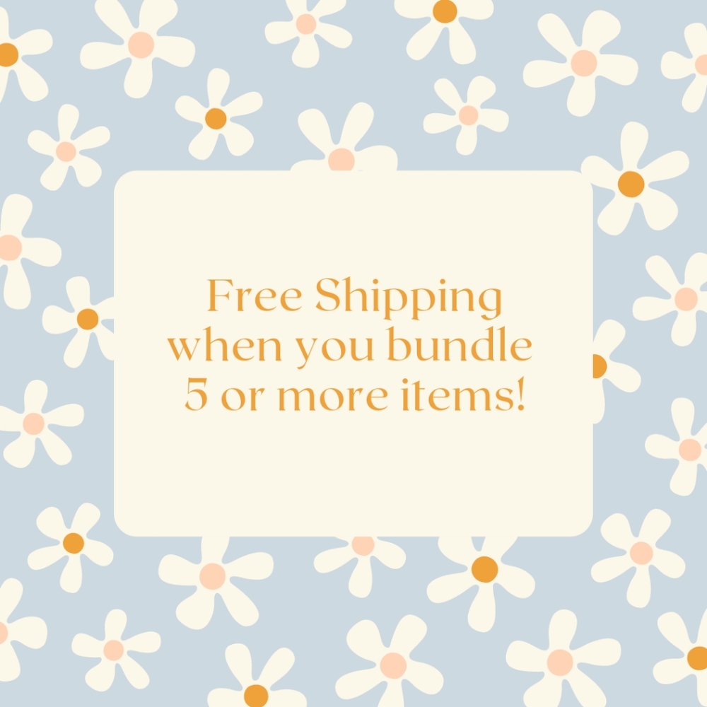 BUNDLE for FREE SHIPPING